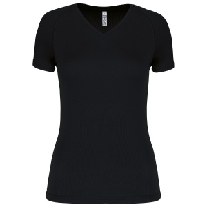 T-shirt de sport manches courtes col v femme 5
