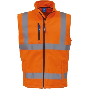 Bodywarmer softshell haute visibilité 2