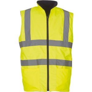 Bodywarmer réversible haute visibilité 3
