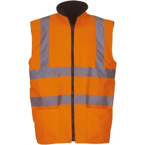 Bodywarmer réversible haute visibilité 2