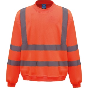 Sweat-shirt haute visibilité col rond 2