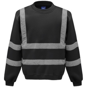 Sweat-shirt haute visibilité col rond 4