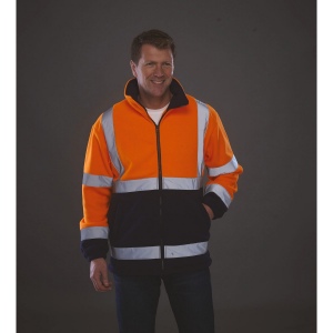 Veste polaire haute visibilité