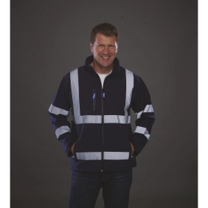 Veste softshell haute visibilité