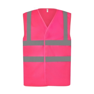 Gilet haute visibilité à maille ajourée recyclée 8