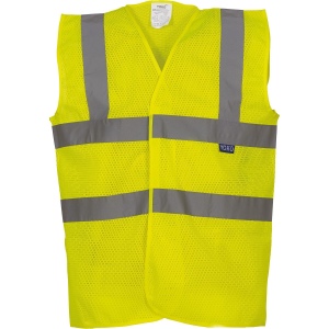 Gilet haute visibilité à maille ajourée recyclée 2