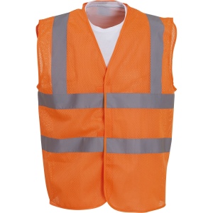 Gilet haute visibilité à maille ajourée recyclée 3