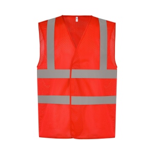 Gilet haute visibilité à maille ajourée recyclée 9