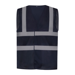 Gilet haute visibilité à maille ajourée recyclée 7