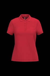 Polo piqué manches courtes femme 18