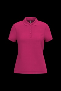 Polo piqué manches courtes femme 16