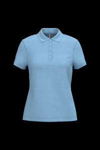 Polo piqué manches courtes femme 14
