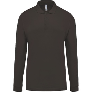 Polo piqué manches longues homme 4