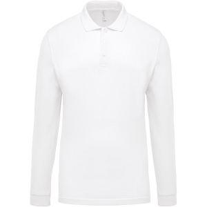 Polo piqué manches longues homme 2