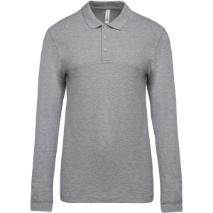 Polo piqué manches longues homme 9