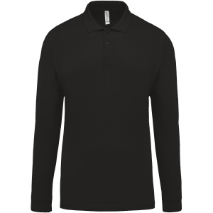 Polo piqué manches longues homme 3
