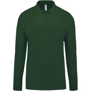 Polo piqué manches longues homme 5