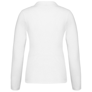 Polo piqué manches longues femme 17