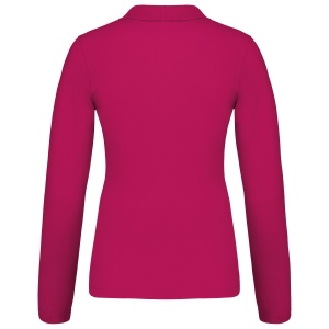 Polo piqué manches longues femme 27
