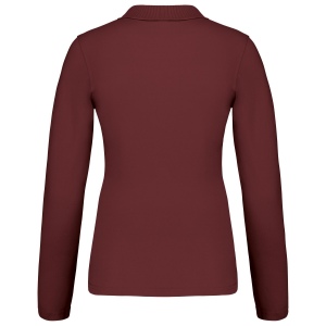 Polo piqué manches longues femme 31