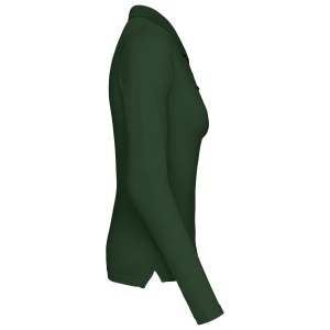 Polo piqué manches longues femme 35
