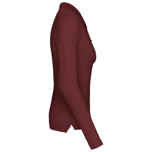 Polo piqué manches longues femme 46