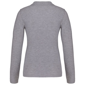 Polo piqué manches longues femme 24