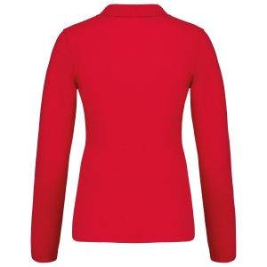 Polo piqué manches longues femme 25