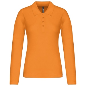 Polo piqué manches longues femme 8