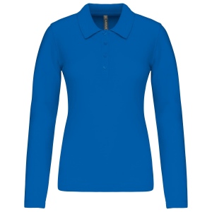 Polo piqué manches longues femme 6