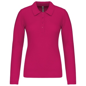 Polo piqué manches longues femme 12