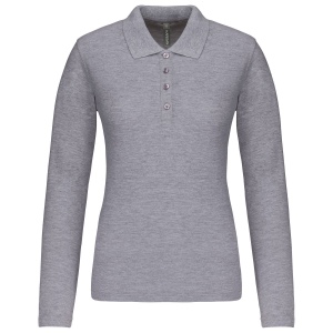 Polo piqué manches longues femme 9