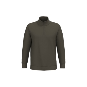 Sweat-shirt col zippé homme 14