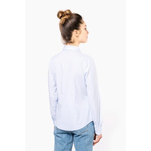 Chemise popeline manches longues femme 17