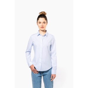 Chemise popeline manches longues femme 18