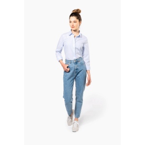 Chemise popeline manches longues femme 19
