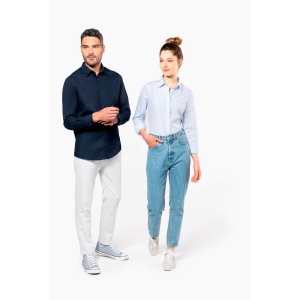 Chemise popeline manches longues femme 21