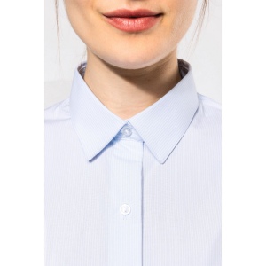 Chemise popeline manches longues femme 22