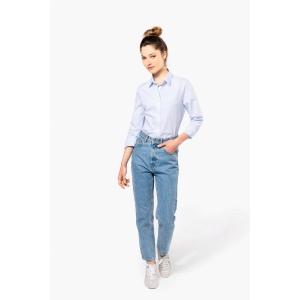 Chemise popeline manches longues femme 27