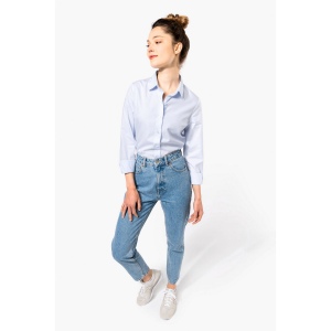Chemise popeline manches longues femme 28