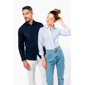Chemise popeline manches longues femme 29