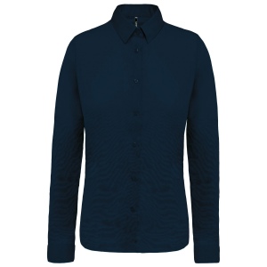 Chemise popeline manches longues femme 5