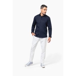 Chemise popeline manches longues homme 19