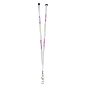 Cordon tour de cou largeur 1cm (+Sérigraphie TH31)
