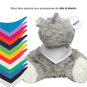 Peluche rhinocéros MBW 6