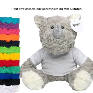 Peluche rhinocéros MBW 7