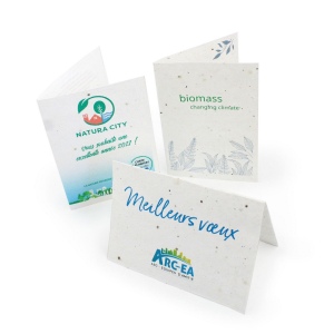 Papier graines 2 volets - RECTO