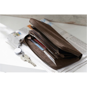 Porte-monnaie en cuir véritable LADY 10