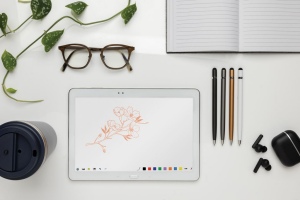 Stylo stylet en métal épuré 13