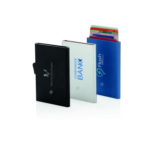 Porte-cartes en aluminium anti RFID C-Secure 9